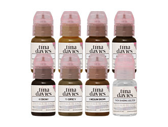 Tina Davies I Love Ink Eyebrow Set