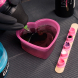 Saferly Hartvormige spoelbekers roze - 150ml
