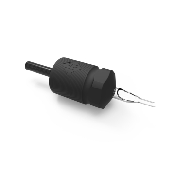 Doos met 15 Black N Gold Legacy Carbon Fibre 30MM Wegwerp Grips - Diamand