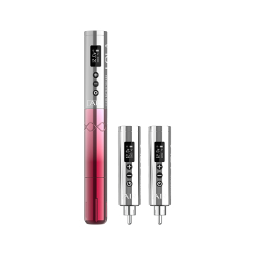 EZ Lola Air Draadloze PMU-machine met twee extra batterijen - Silver & Pink Gradient