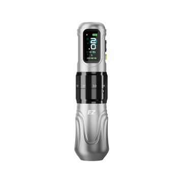 EZ P6 Draadloze tattoo-pen - Silver Gradient