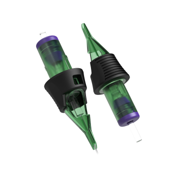 Doos met 20 Ghost HEX naaldcartridges - Bugpin Liner Long Taper