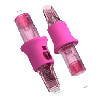 Doos met 50 Ghost Pink Naaldpatronen - Bugpin Magnum Long Taper