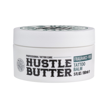 Hustle Butter Deluxe® Tub Organic Fragrance Free Tattoo Care 150 ml (5oz)