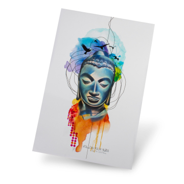 RemixIT Design (Ivana Tattoo Art) - Buddha / Follow Your Bliss Afdruk