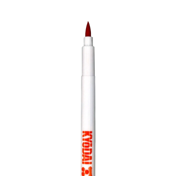 Set van 5 Kyodai Soft Tip Brush Pen - Kyodai Vermillion
