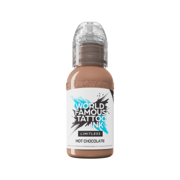 World Famous Limitless tatoveringsblæk - Hot Chocolate 30 ml