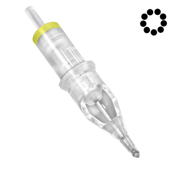 Doos met 20 Magic Moon Naaldmodules 0.30MM Diamond Round Shader Long Taper