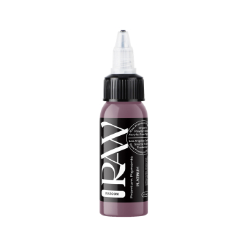 Raw Pigments Platinum - Maroon Tatoeage Inkt - 30ml