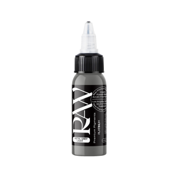 Raw Pigments Platinum - Metal Grey Light Tatoeage Inkt - 30ml