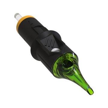 Doos met 20 Metrix Signature Needle Cartridges - Textured Round Shader Extra Long Taper