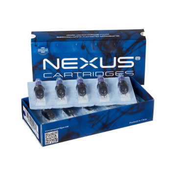 Doos met 20 Nexus Tattoo Cartridges - Whipshading Stipple Mag