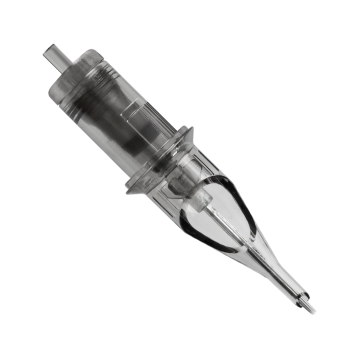 Doos met 20 Peak Quartz Cartridges - Hollow Round Shader Super Long Taper (6.5mm)