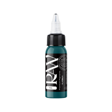 Raw Pigments Platinum - Teal Tatoeage Inkt - 30ml