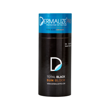 Rol Dermalize Pro Total Black Sun Block - Beschermende tatoeagefolie - 15 cm x 10 m
