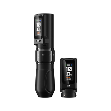 EZ P3 Pro Touch Wireless Tattoo Pen met extra batterij - Zwart
