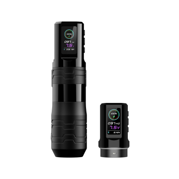 EZ P3 Pro Turbo Draadloze tattoo-pen met extra batterij - Zwart