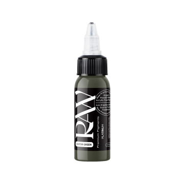 Raw Pigments Platinum - Gator Green Tatoeage Inkt - 30ml