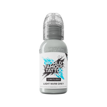 World Famous Limitless tatoeage-inkt - Licht Warm Grijs 30 ml
