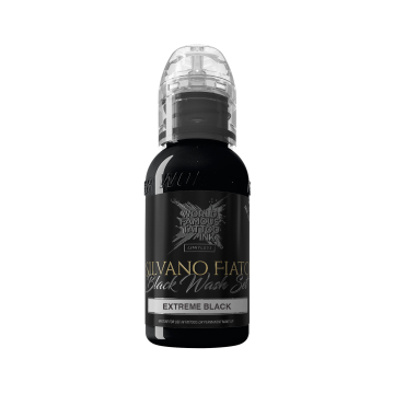 World Famous Limitless Tatoeage-inkt - Silvano Fiato - Extreme Black - 30 ml