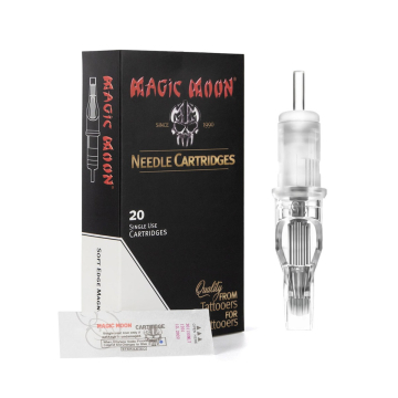 Doos met 20 Magic Moon Naald Modules 0.35MM Soft Edge Magnum Lange Taper