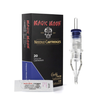 Doos met 20 Magic Moon Naald Modules 0.35MM Rechte Ronde liner Lange Taper