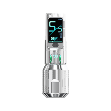 OG FURY II Wireless Tattoo Pen - Zilver - 4,2mm slaglengte