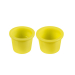 Doos met 250 Yellow Inktcups - Made in Germany (Verscheidene Maten)