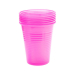 Pak van 100 Pink Plastic spoelbekers