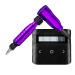 Cheyenne Hawk Spirit Drive + Grip + Power Supply Pakket in Paars