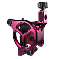 FK Irons AL13 Galaxie III Aluminium Tattoo Machine in Bubblegum