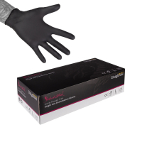 Doos met 100 Uniglove Select Black Nitrile Handschoenen