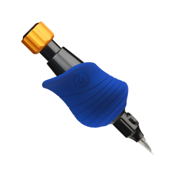 Doos met 10 EGO BIOHAWK Cheyenne Wegwerp Grip Covers - BLAUW