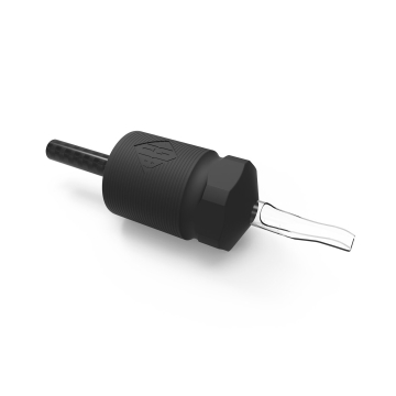 Doos met 15 Black N Gold Legacy Carbon Fibre 30MM Wegwerp Grips - Plat Open