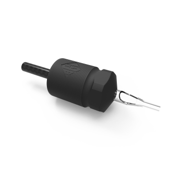 Doos met 15 Black N Gold Legacy Carbon Fibre 30MM Wegwerp Grips - Rond