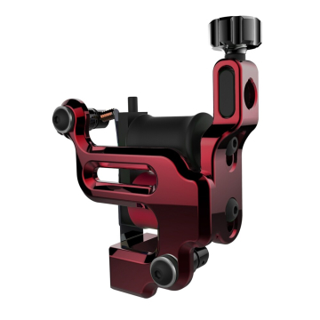 FK Irons AL13 Roswell Aluminium Tattoo Machine - Ruby - Colour Packer