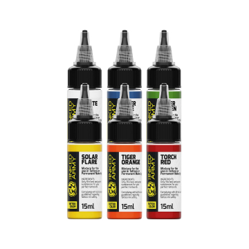 The Inked Army - Tattoo Color -  Proefset 6 x 15 ml