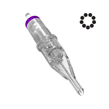 Doos met 20 Killer Ink Stellar Naaldmodules - Round Shader