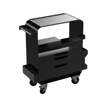 Impala Workstation by Kwadron - Zwart