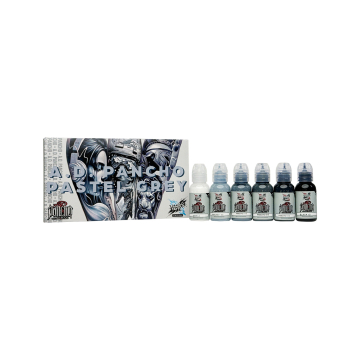 World Famous Limitless Tattoo Ink - A.D. Pancho Set v2 - 6x 30 ml
