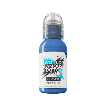World Famous Limitless Tatoeage-inkt - Edo's Blue 30 ml