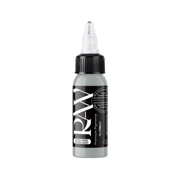 Raw Pigments Platinum - Metal Gray Extra Light Tatoeage Inkt - 30ml