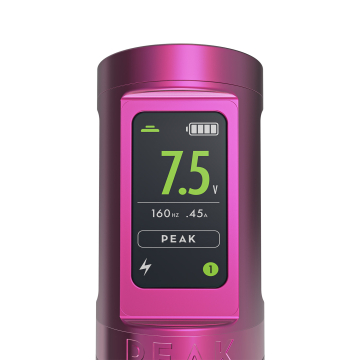 Batterij voor de Peak Solice Ergo Machine - Mat Roze