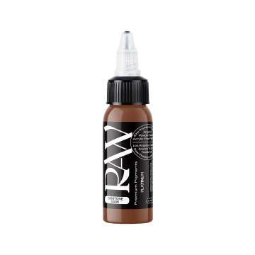 Raw Pigments Platinum - Skintone Dark Tatoeage Inkt - 30ml