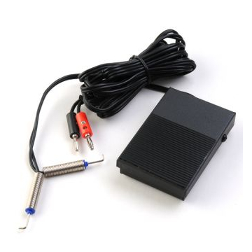 Tattoo Voetpedaal / Clip Cord Banana Plug Combinatie