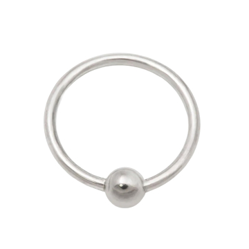 Tilum geharde titanium vaste kraalring