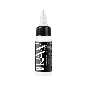 Raw Pigments Platinum - Whiteout Tatoeage Inkt - 30ml