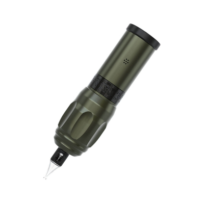 Stigma-Rotary® Force XL Draadloze tattoo-machine + Power Pack + RCA-adapter - Legergroen