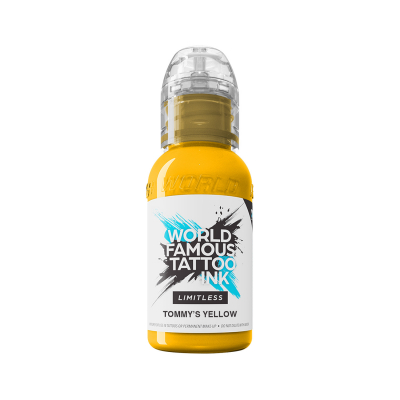 World Famous Limitless Tatoeage-inkt - Tommy's Yellow 30 ml