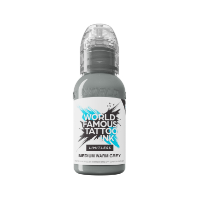 World Famous Limitless tatoeage-inkt - Medium Warm Grijs 30 ml